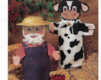 Barnyard Puppets Plastic Canvas Pattern Annie's International Pattern Club
