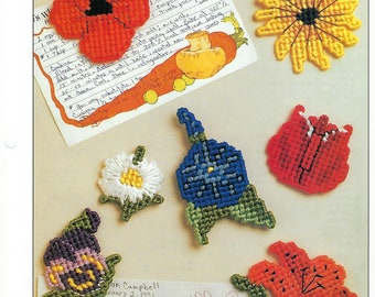 Flower Fridgies Plastic Canvas Pattern Home Decor Annie's International Club