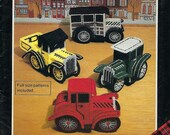 Vintage Autos Plastic Canvas Pattern Book, Plaid Enterprises 7675