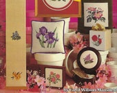 State Flowers Cross Stitch Needlepoint Pattern Book, Leisure Arts 178