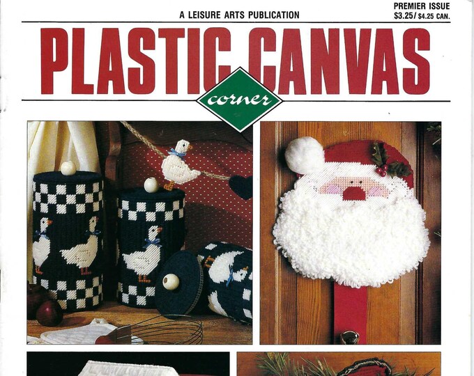 Plastic Canvas Corner Magazine Pattern Book Leisure Arts - Etsy