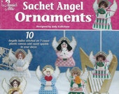 Sachet Angel Ornaments Plastic Canvas Pattern Book, Annie 39 s 872233