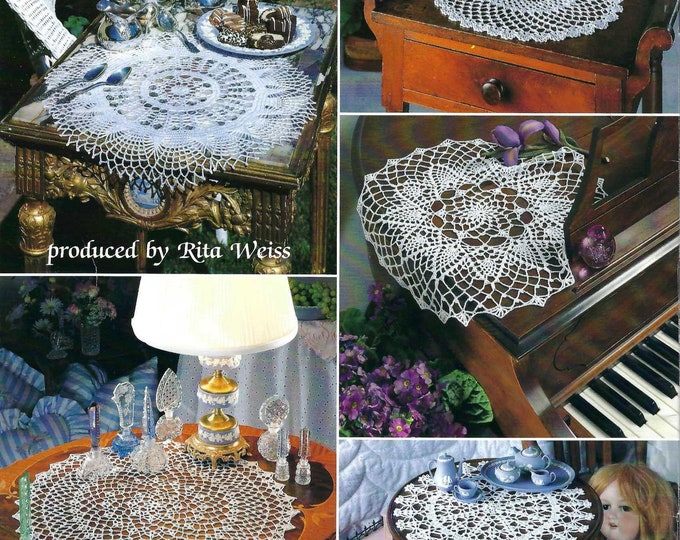 Easy Doilies Crochet Pattern Book American School of Etsy