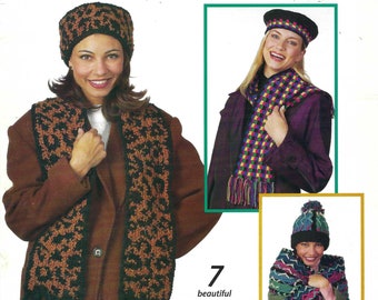 Hats & Scarves Crochet Pattern Book/Annie's Attic #872915