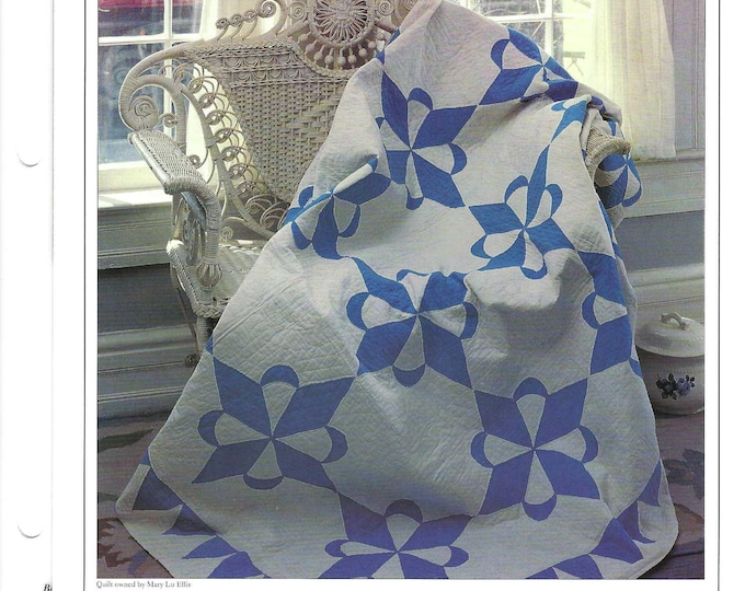 Job's Tears Quilt Pattern Best Loved Quilts Vintage Quilt Block Sewing