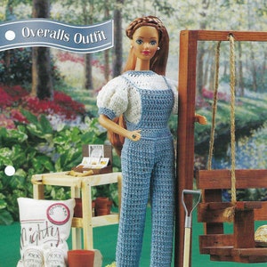 Overalls Outfit Crochet Pattern/Annie's Crochet Fashion Doll
