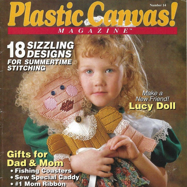 Plastic Canvas Magazine Pattern Book - May/June 1991 - Issue No. 14