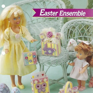 Easter Ensemble Plastic Canvas Pattern/Annie&#39;s Fashion Doll