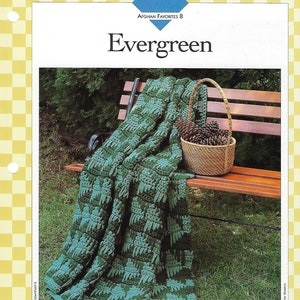 Evergreen Crochet Afghan Pattern, Vanna&#39;s Afghan & Crochet Favorites