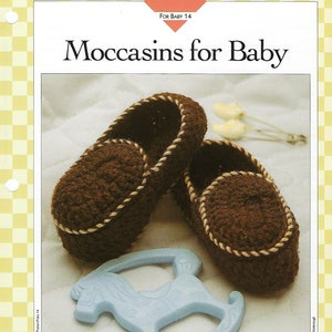 Moccasins For Baby Crochet Pattern/Vanna&#39;s Afghan & Crochet Favorites