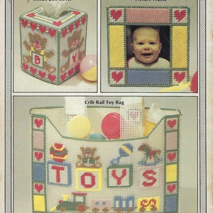 Baby Loves Teddy Plastic Canvas Pattern Book/Plaid Enterprises #8136