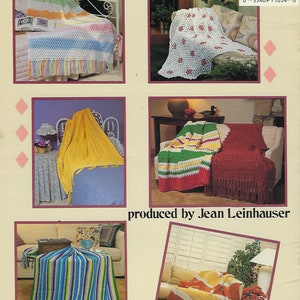Afghans To Crochet Pattern Book/American School of Needlework #1054