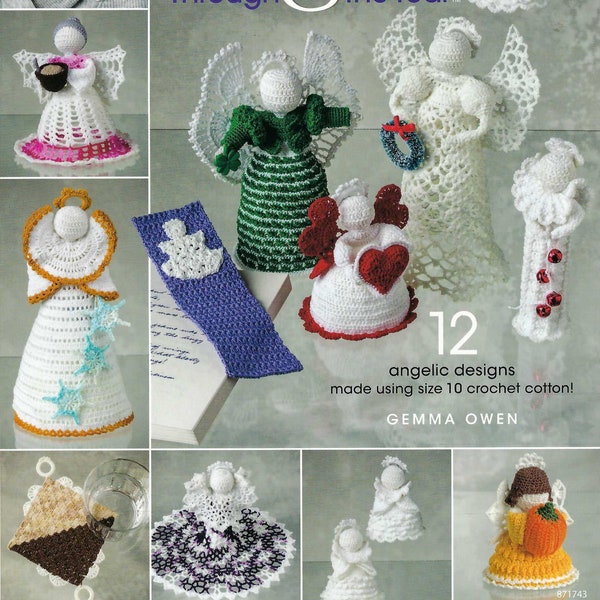 Angels Through The Year Crochet Pattern Book/Annie's #871743