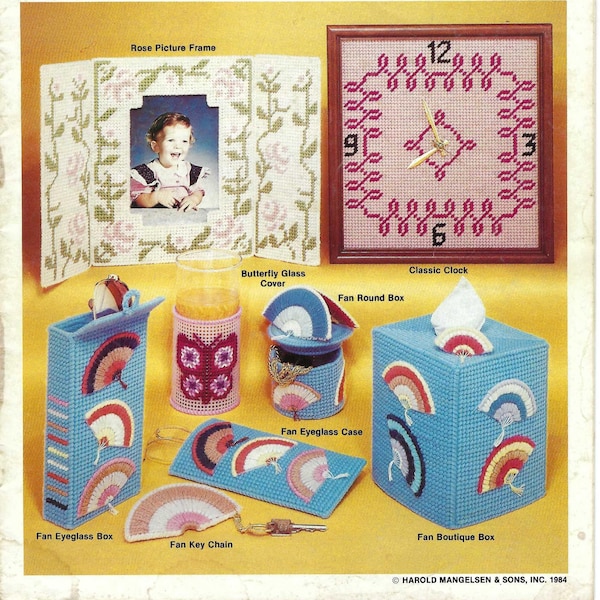 Needlepoint Decor Plastic Canvas Pattern Book Vol. 4/Home Accents