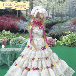 Floral Fantasy Crochet Pattern/Annie's Crochet Fashion Doll