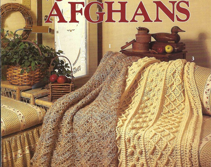 Quick Crochet Afghans Crochet Pattern Book/leisure Arts 431 Etsy