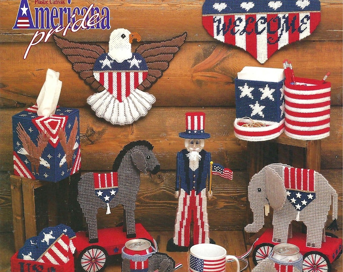 Americana Pride Plastic Canvas Pattern Book - Annie's Attic #87B46 - Etsy