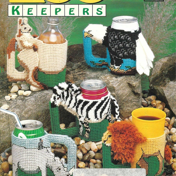 Zoo Keepers Plastic Canvas Pattern Book/Annie's Attic #87C55