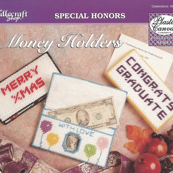 Money Holders Plastic Canvas Pattern/The Needlecraft Shop