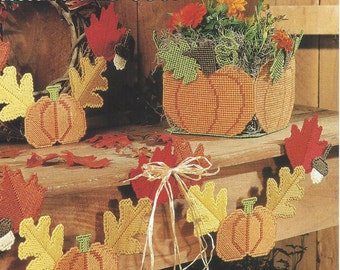 Autumn Decor Plastic Canvas Pattern The Needlecraft Shop