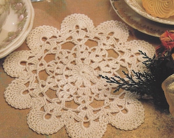 Cream Breeze Crochet Doily Pattern/House of White Birches