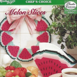 Melon Slices Plastic Canvas Pattern/The Needlecraft Shop