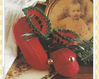 Jingle Booties Crochet Pattern/Vanna's Afghan & Crochet Pattern