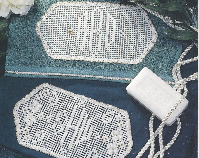 Filet Monogram Crochet Doily Pattern - House of White Birches ...