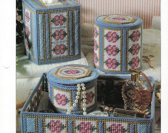 Powder Room Pretties ~ plastic canvas pattern
