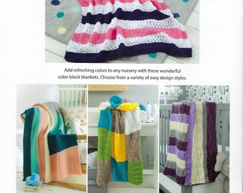 Items Similar To Knitted Baby Blankets Pattern Book Knit Baby