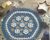 Lace Star Doily Crochet Pattern - Starry Night - House of White Birches - Centerpiece, Kitchen Table Decor, Doilies Lace Crochet, Home Decor