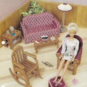 Living Room Plastic Canvas Pattern/Annie&#39;s Fashion Doll