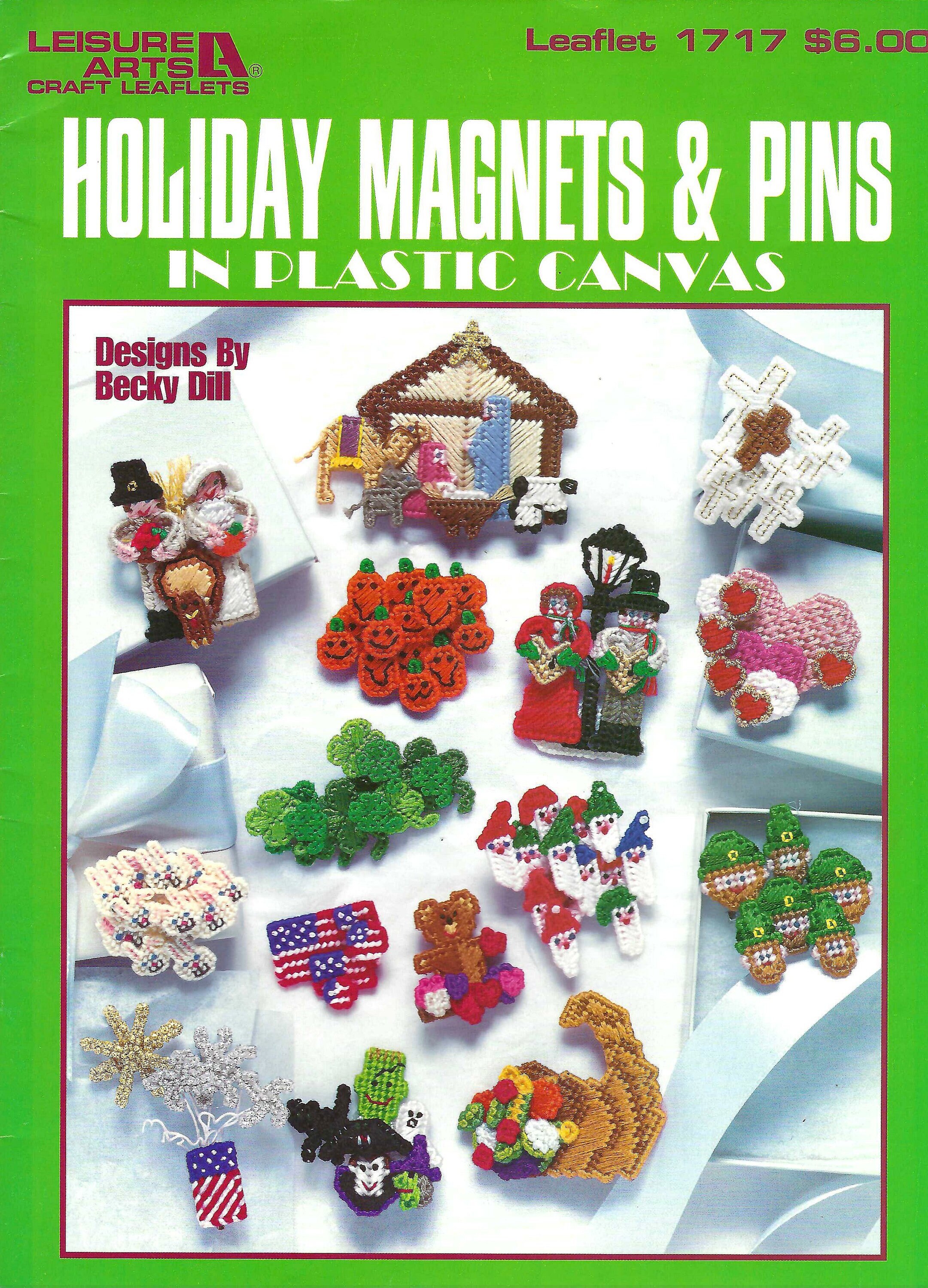 Holiday Hang-ups Book 2 Plastic Canvas Pattern Book/leisure Arts