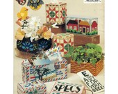 Weekend Projects Plastic Canvas Pattern Book American School Needlework #3042
