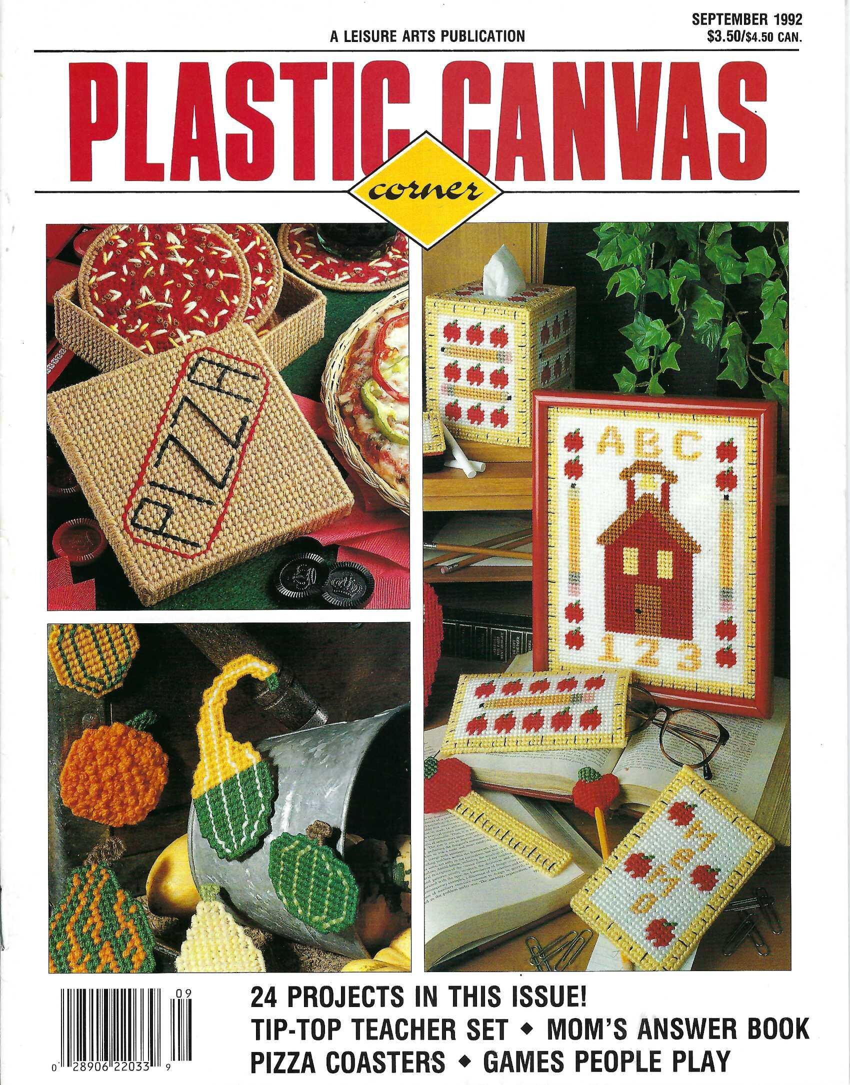 Plastic Canvas Corner Magazine Pattern Book Leisure Arts | Etsy