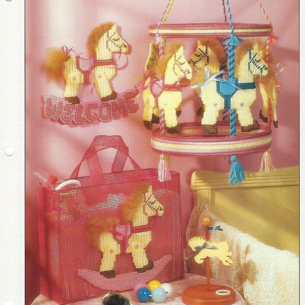 Hobbyhorses Plastic Canvas Pattern/Annie's International Plastic Canvas Pattern Club