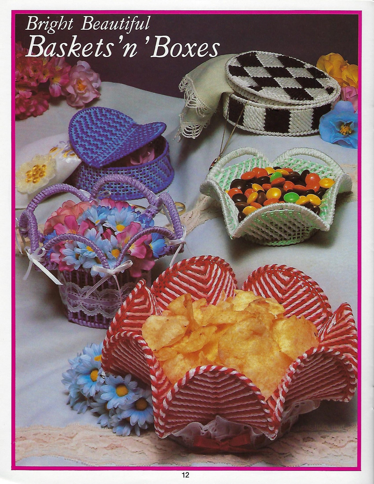 Craft Circles Plastic Canvas Pattern Book Volume 1 Darice Etsy