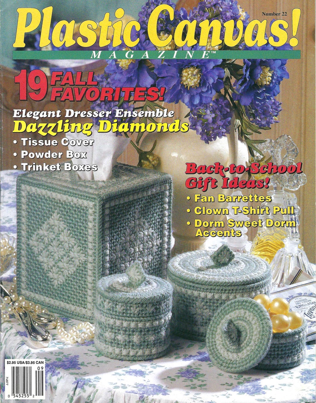 Plastic Canvas Magazine Pattern Book - September/october 1992 - Issue ...