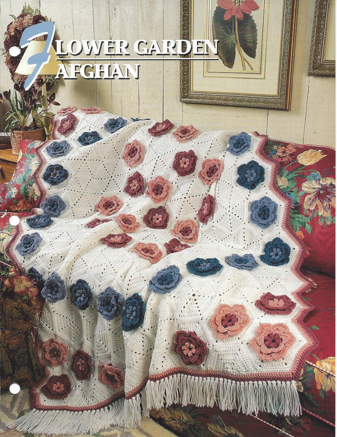 Flower Garden Afghan Crochet Pattern Annie's Crochet Quilt & Afghan ...