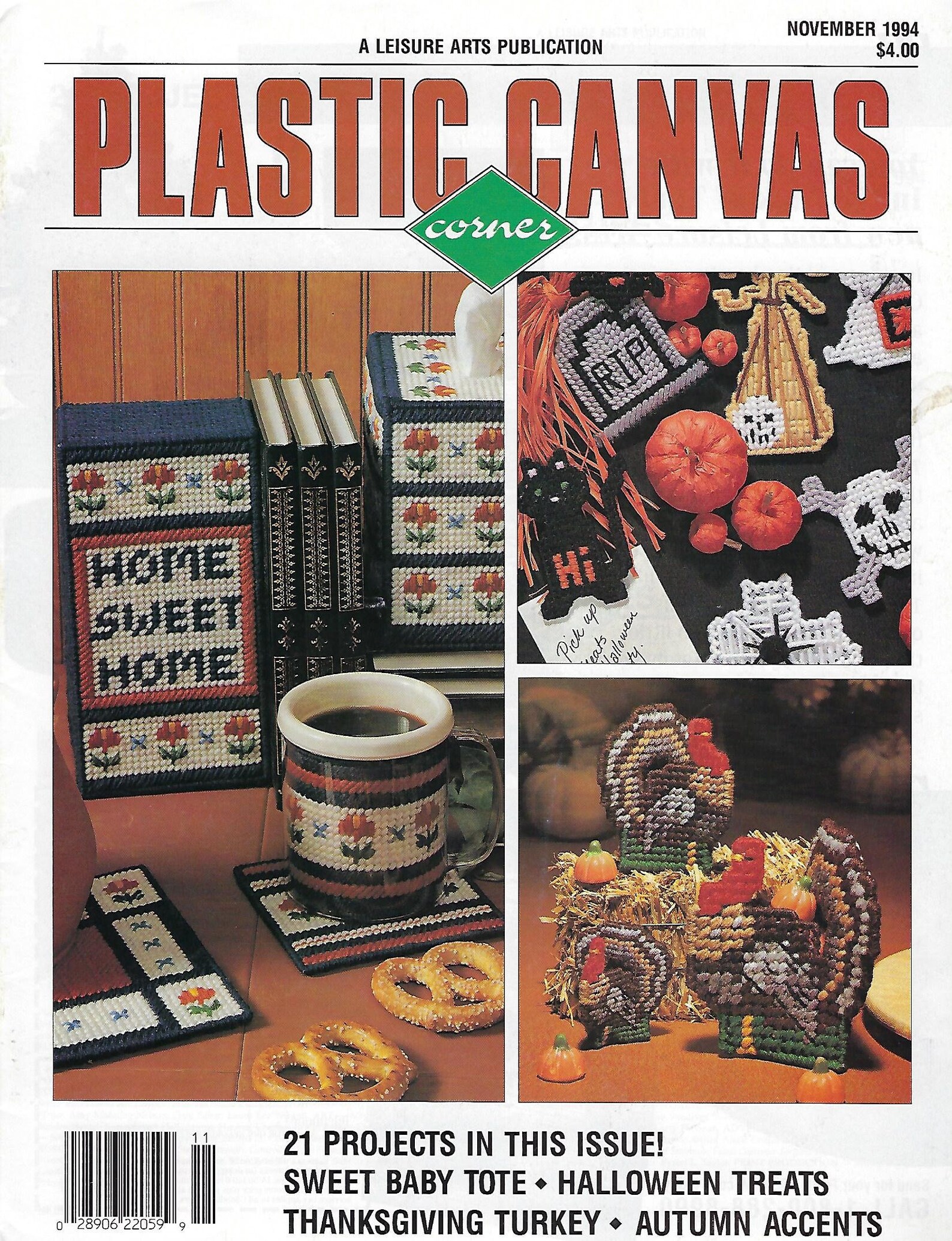 Plastic Canvas Corner Magazine Pattern Book Leisure Arts - Etsy