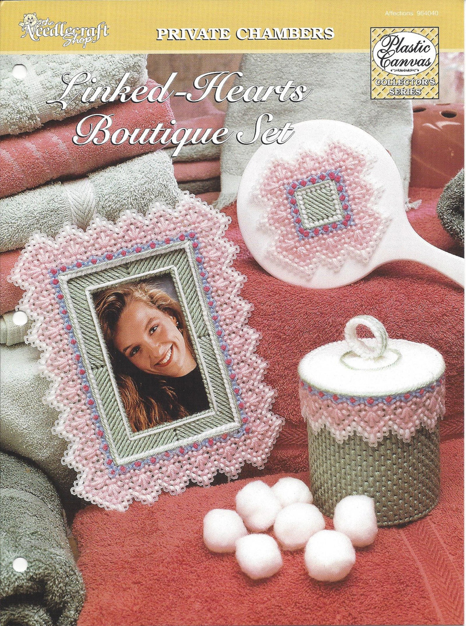 Linkedhearts Boutique Set Plastic Canvas Pattern the Etsy