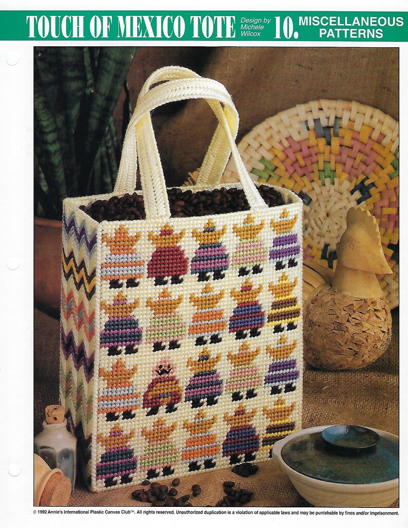 plastic canvas bag