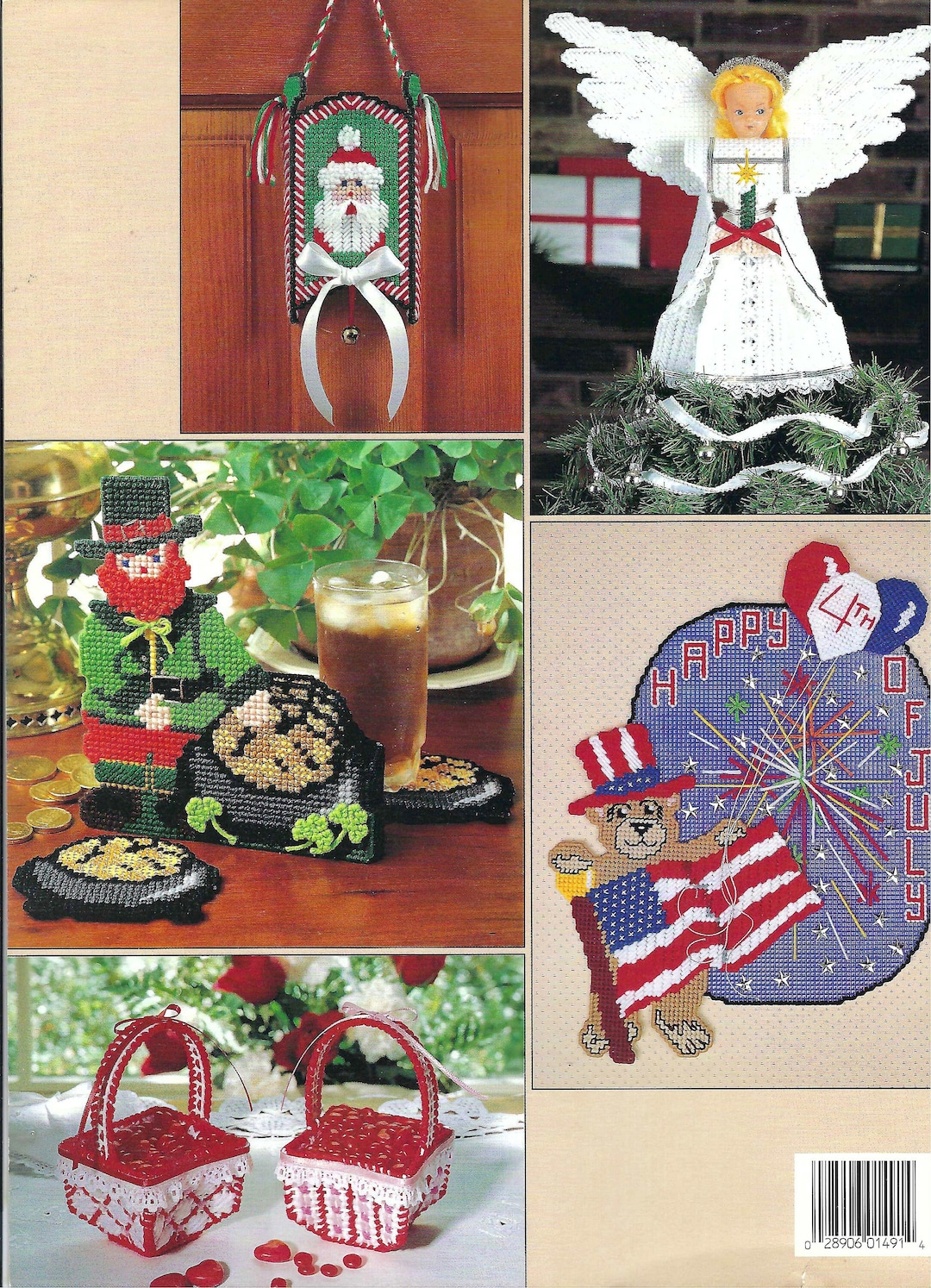 For The Holidays Plastic Canvas Pattern Book/Leisure Arts - Etsy Portugal