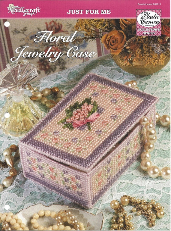 Floral Jewelry Case Plastic Canvas Pattern/The Needlecraft Shop