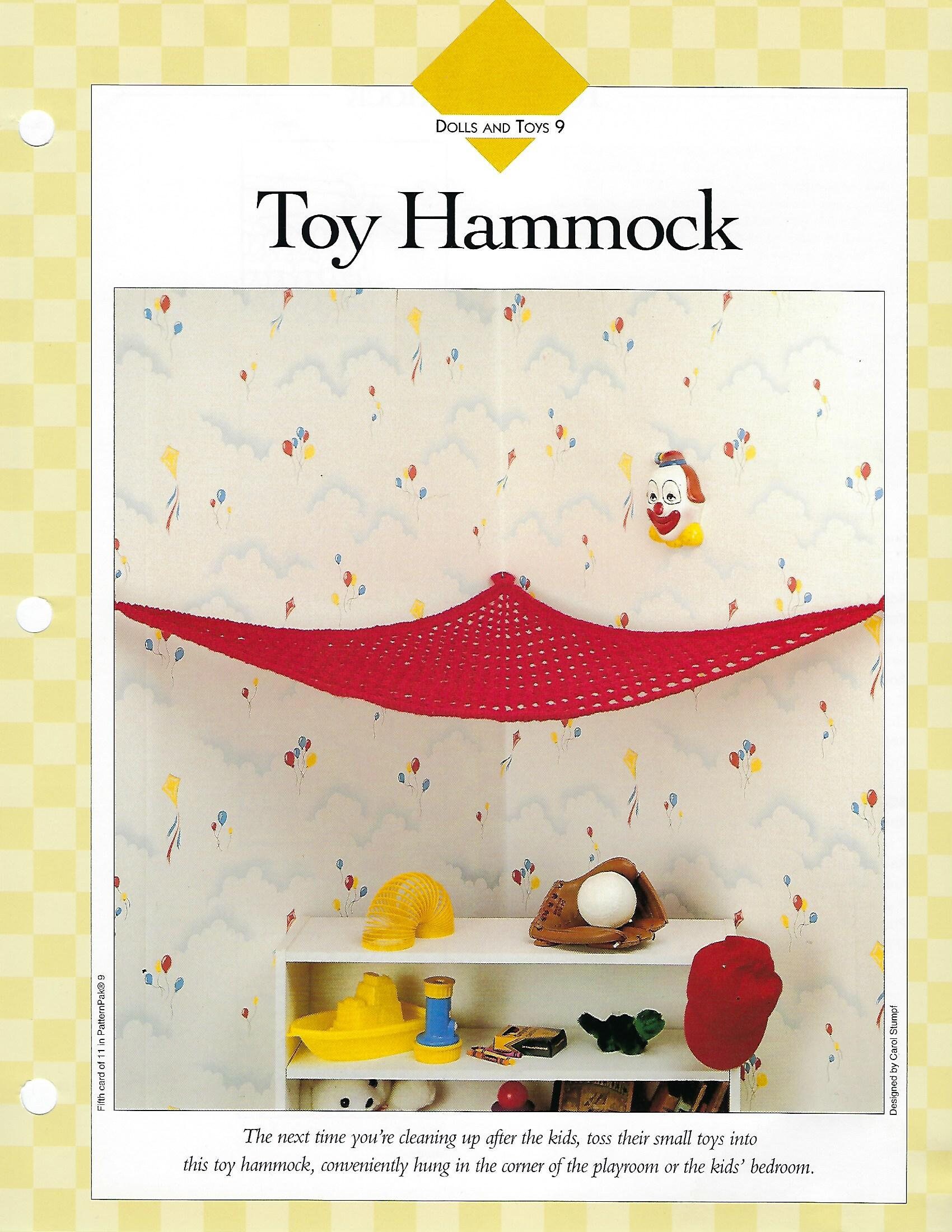 30 Crochet Hammock Patterns for Home, Pets, and Playful Storage 21 Toy Hammock Crochet Pattern/Vanna’s Afghan & Crochet Favorites
