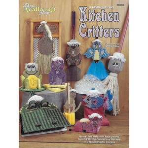 Kitchen Critters Plastic Canvas Pattern Book The Needlecraft Shop #983003
