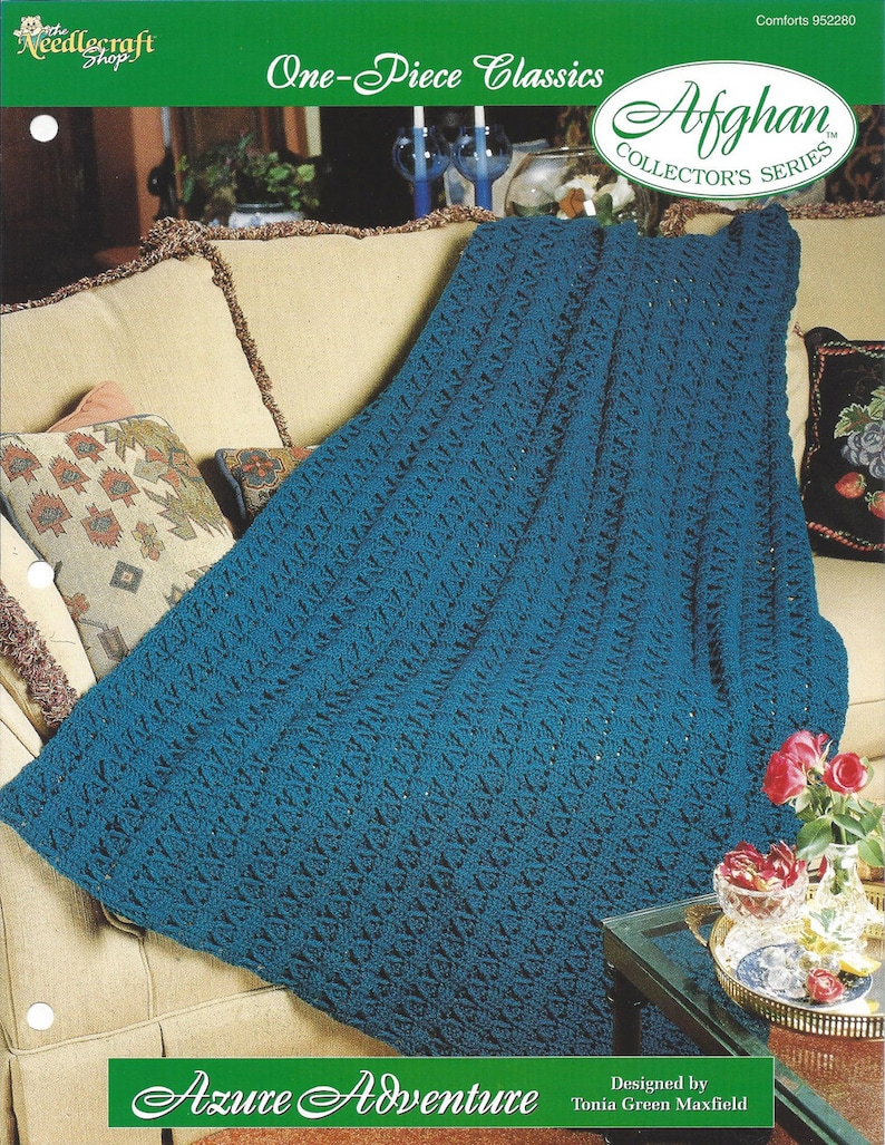 Crochet Heirloom Afghan Pattern Home Decor Bedspread Couch Etsy