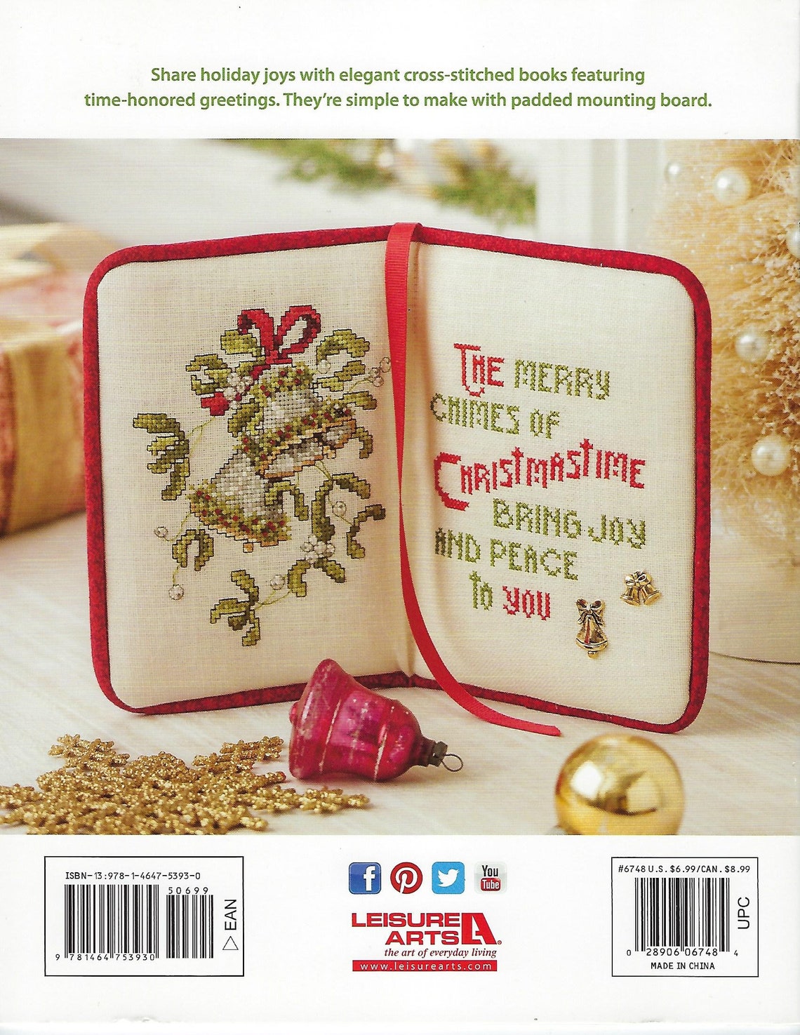Christmas Greetings Cross Stitch Pattern Book Santa Claus Etsy
