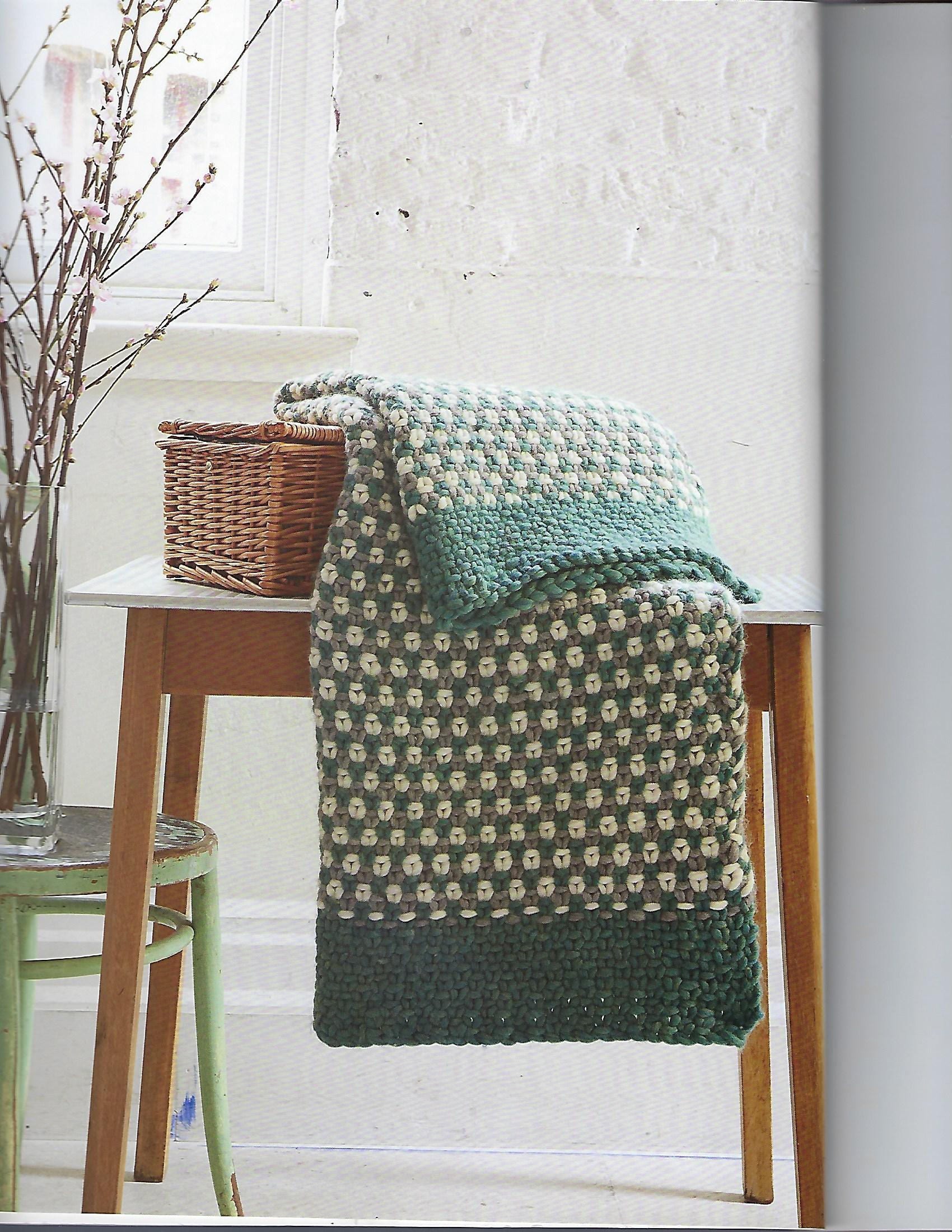 Big Needle Knits Knitting Pattern Book Scarf Afghan Hats Etsy