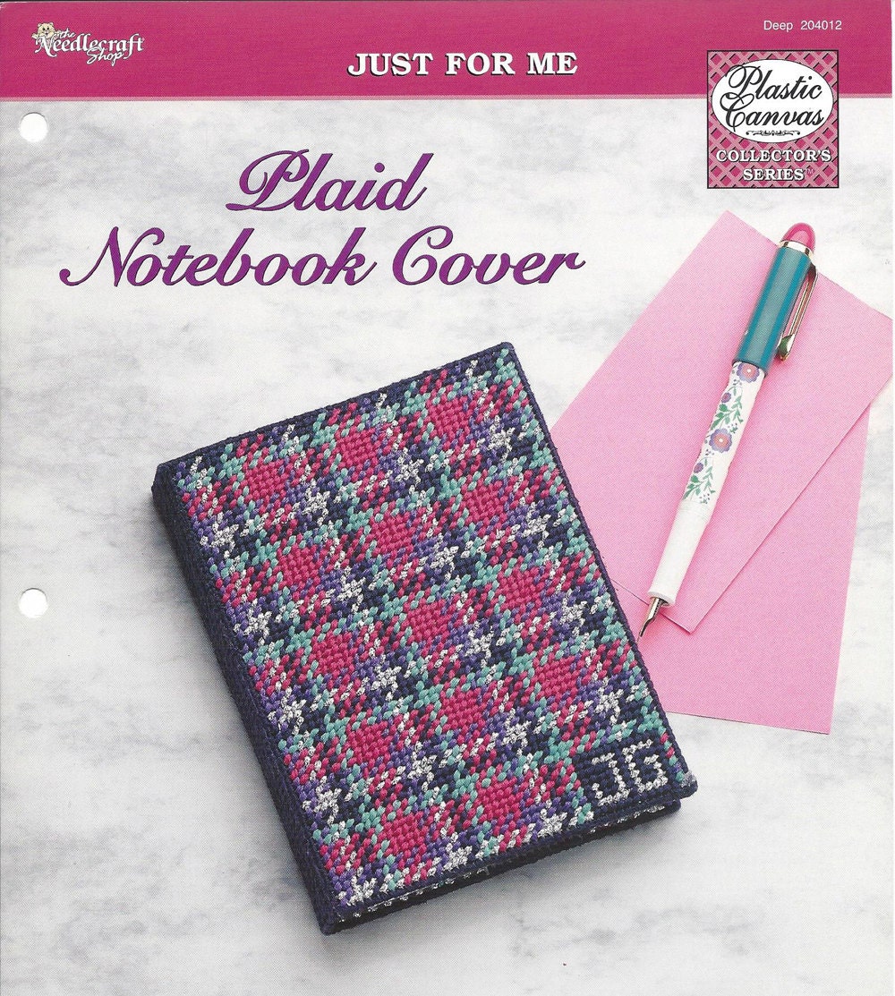 Notepad Covers Plastic Canvas Pattern
